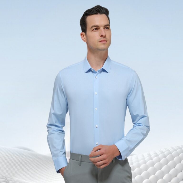Men's Shirts Men's Lively Pima Cotton Stretch WrinkleFree Business Shirt